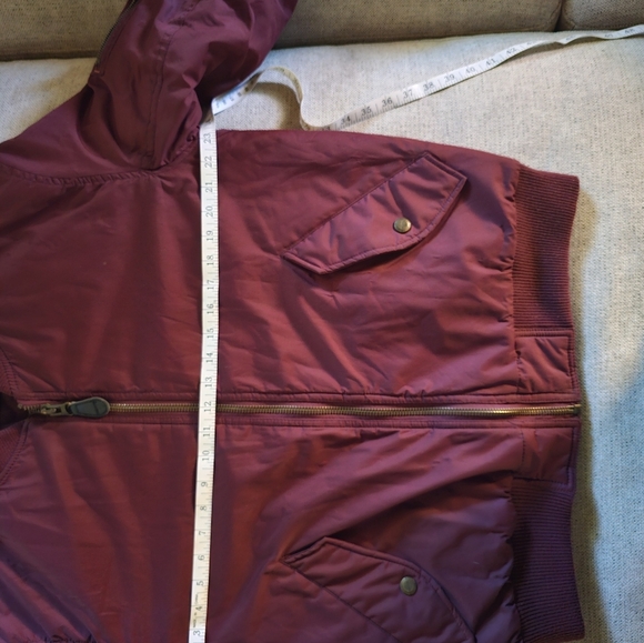 Oberkill Men's Maroon Bomber Jacket - Picture 10 of 10